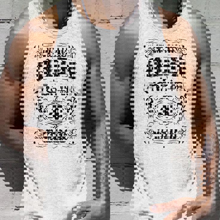 私たちは一緒にゴールデンです 40周年結婚40周年 タンクトップ 彼への贈り物