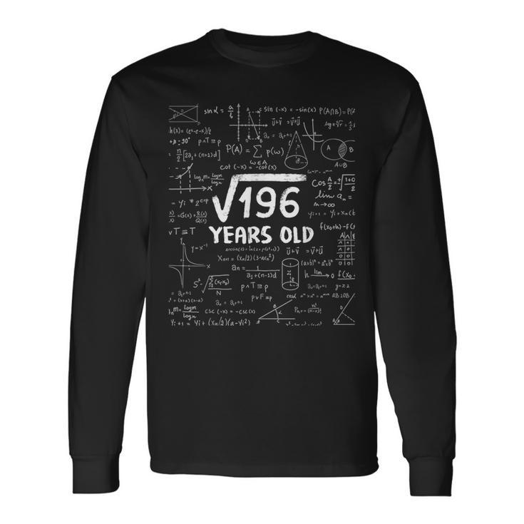 14歳の誕生日tシャツ スクエアルート 196 長袖Tシャツ