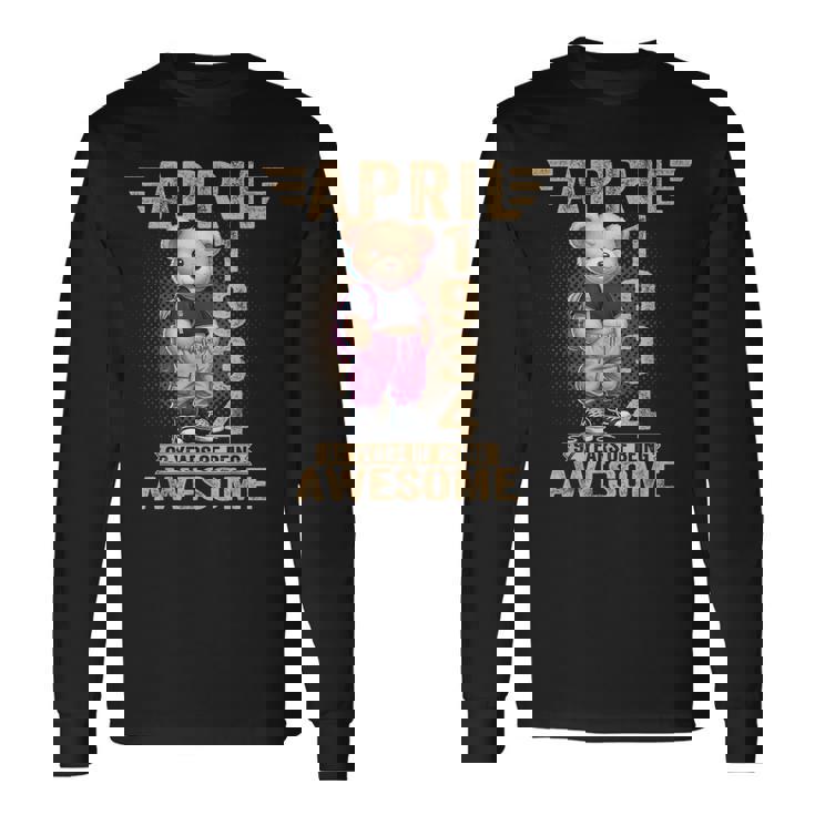 1934年4月 92歳の誕生日 92歳のテディベア Being Awesome 長袖Tシャツ ギフトのアイデア