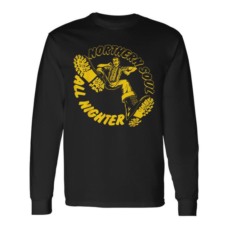 1960'S Mod Northernoul All Nighter Bootboyoulboyka Man 長袖Tシャツ