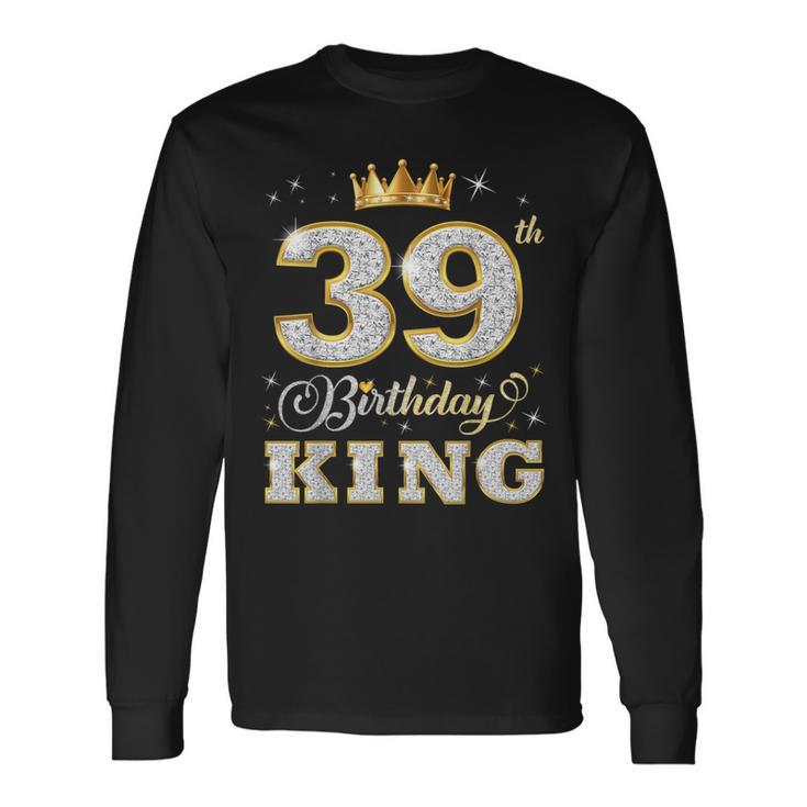 39歳の誕生日キング 39歳の誕生日パーティー 長袖Tシャツ