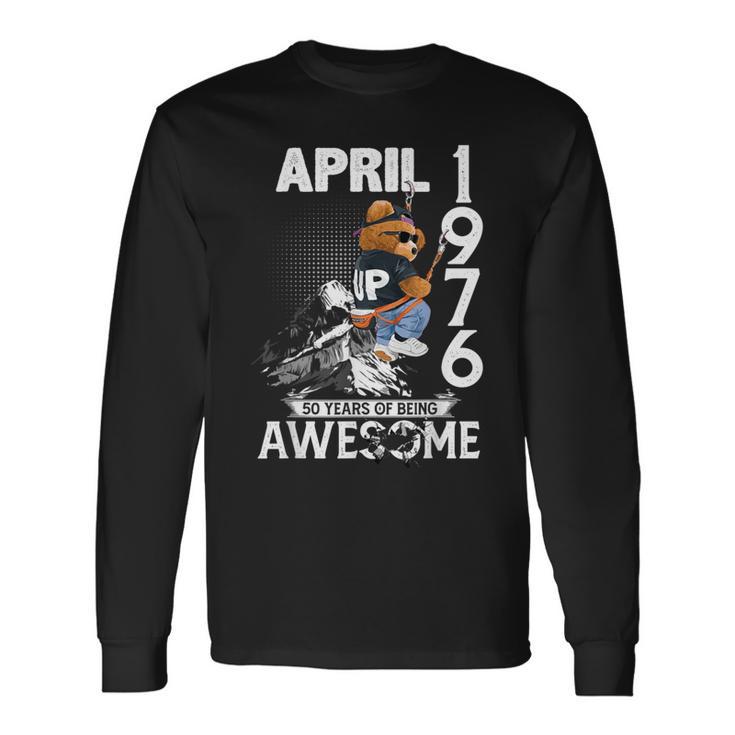 50Th Birthday Legends April 1976Intage 50 Years Old 長袖Tシャツ