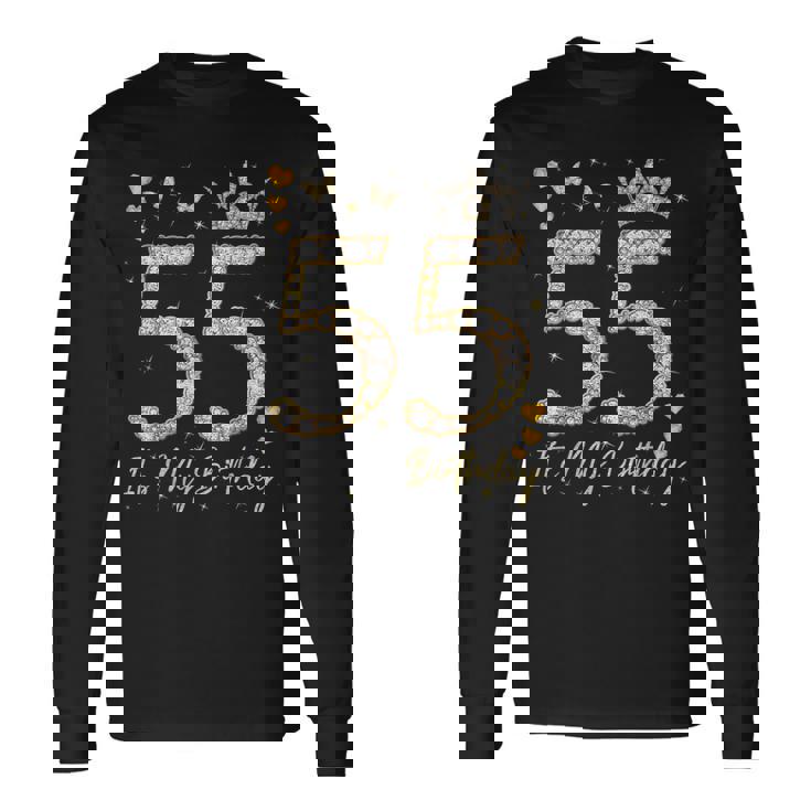 55 It's My Birthday、It's My 55Th Birthday、55歳 長袖Tシャツ