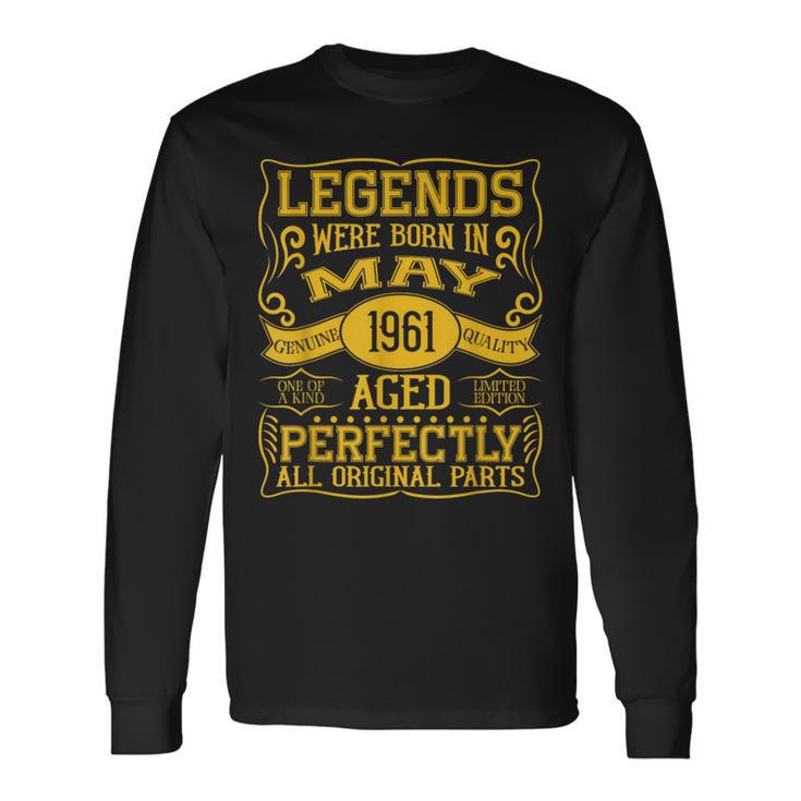 65歳の誕生日伝説は1961年5月に誕生しました。 長袖Tシャツ