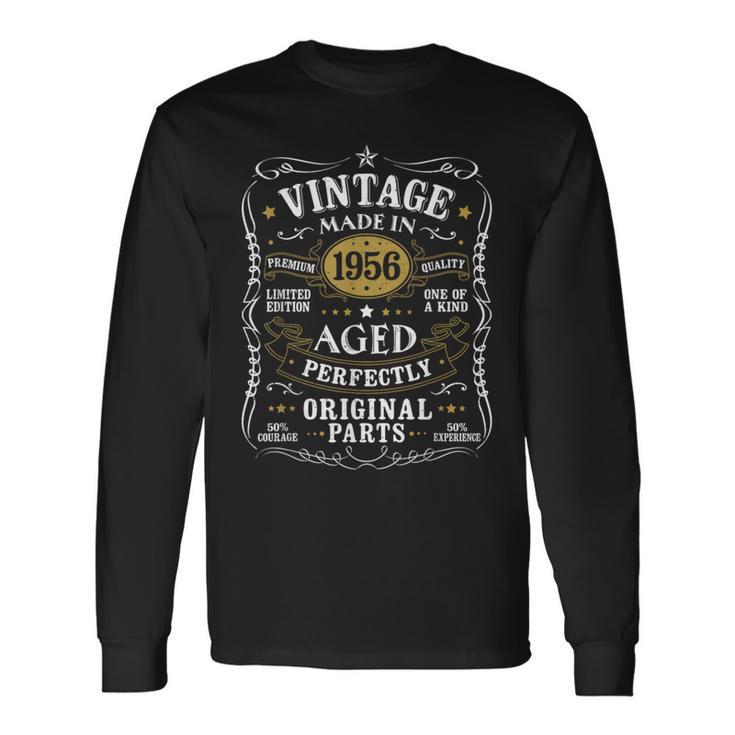 70歳の誕生日プレゼント ヴィンテージ 1956年 男性 面白い 70歳 1956年 長袖Tシャツ