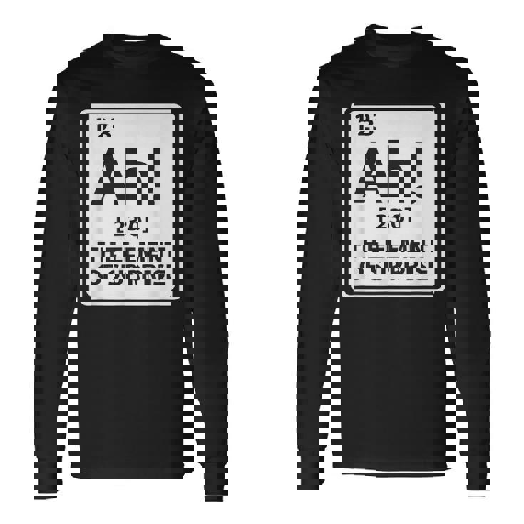 Ah The Element Ofurprise 周期表 長袖Tシャツ ギフトのアイデア