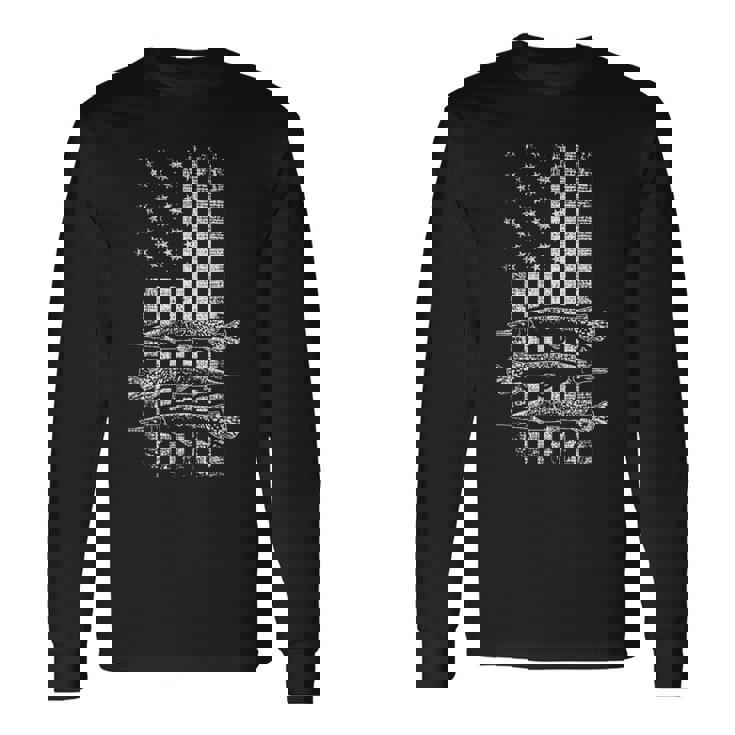 Alligator Gar Usa レトロ ヴィンテージ アメリカン ガーフィッシュ ガーパイク 長袖Tシャツ ギフトのアイデア