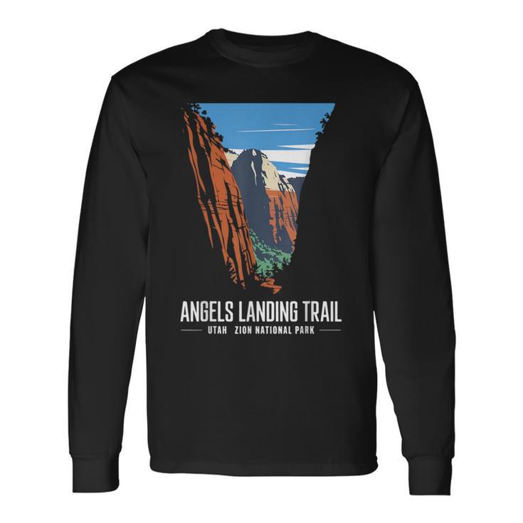 Ángeles Aterrizaje Camiseta de manga larga