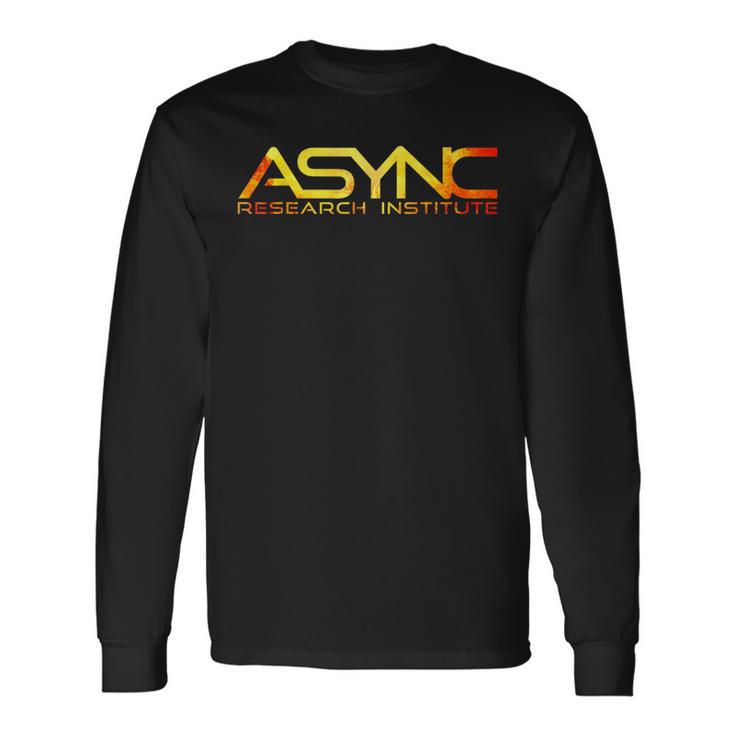 Async Backroom Research Creepypasta リミナル アナログホラー 長袖Tシャツ