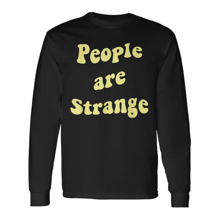 Awesome People Aretrangeong 歌詞にインスパイアされた 長袖Tシャツ