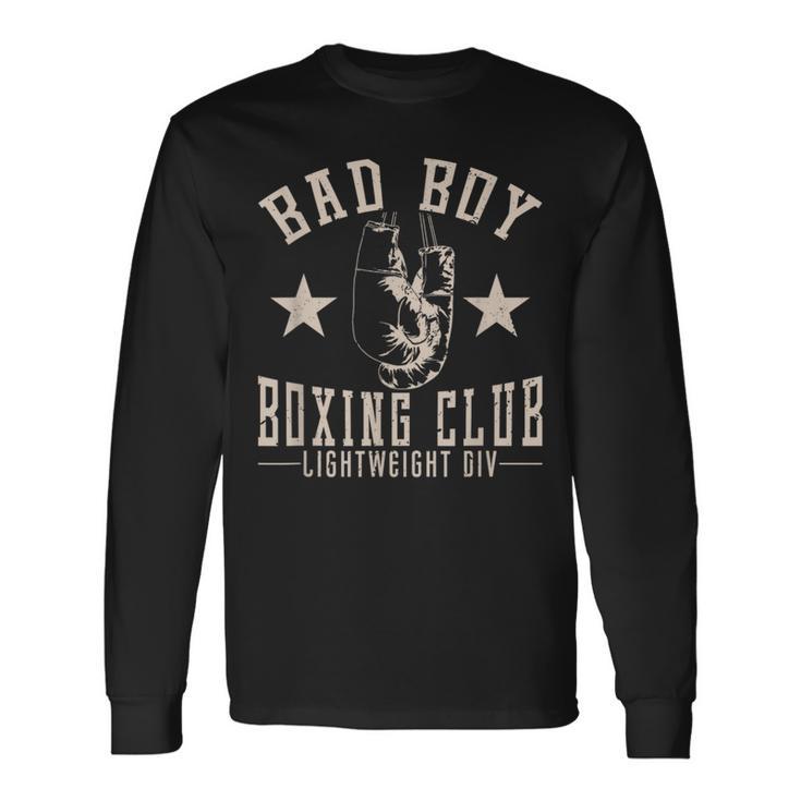 Bad Mad Boy ボクシングクラブ 長袖Tシャツ