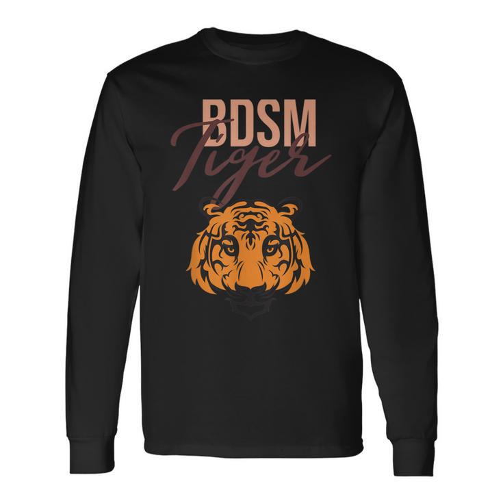 Bdsmインストラクタータイガーマスターボンデージギフト。 長袖Tシャツ