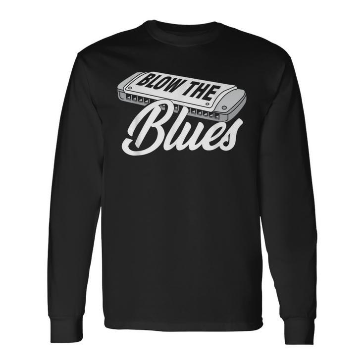 Blues Armónica Para Instrumentos Deiento Camiseta de manga larga