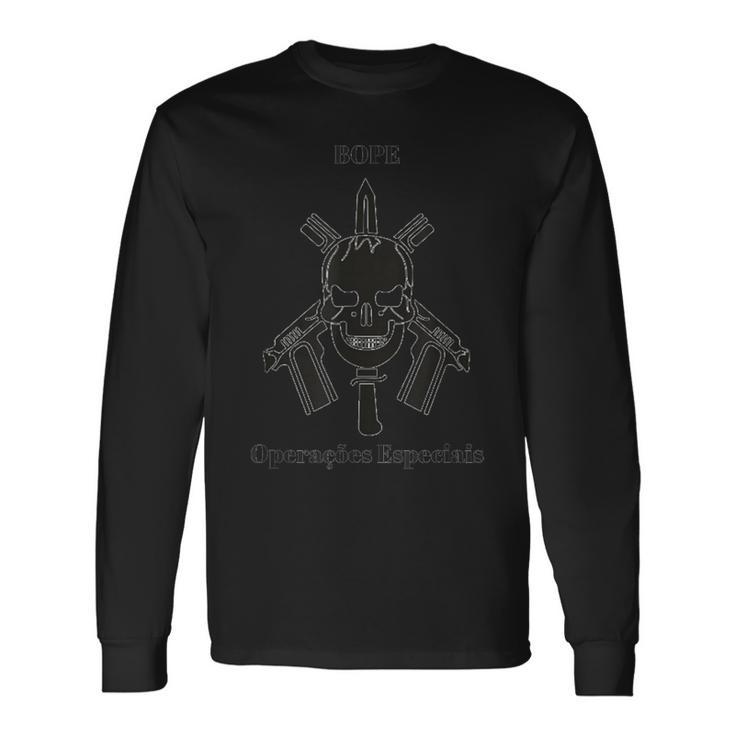 Bope Police Brazil 長袖Tシャツ