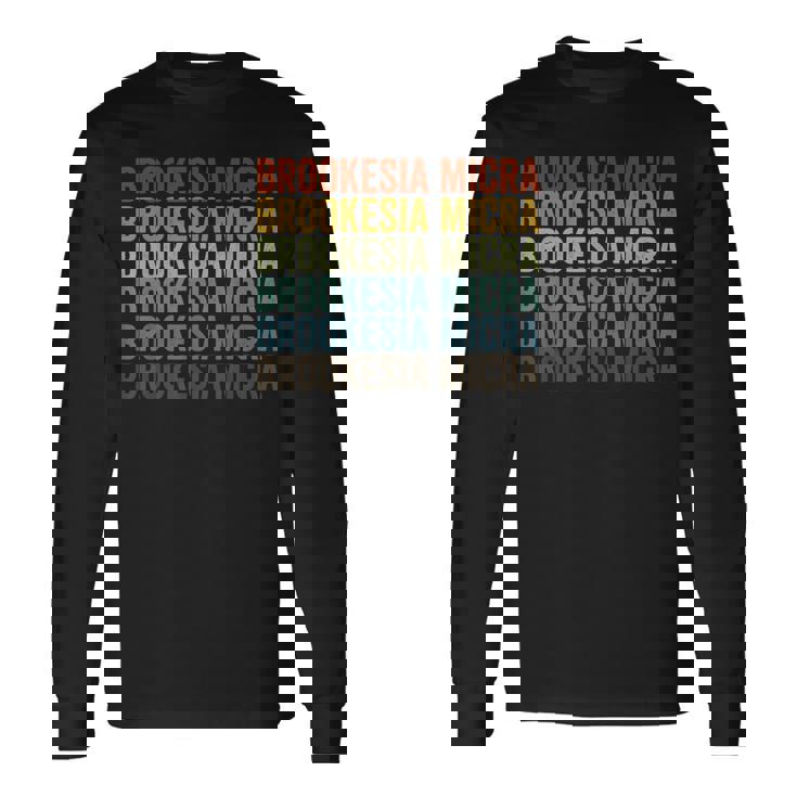Brookesia マイクラレトロ 長袖Tシャツ