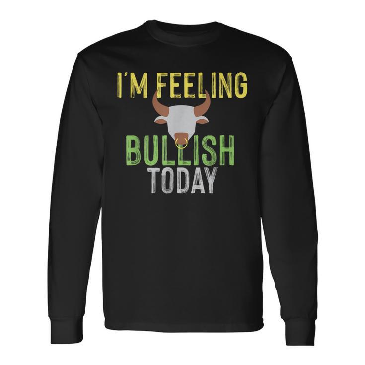 Bull Market ストックトレーダー用 長袖Tシャツ