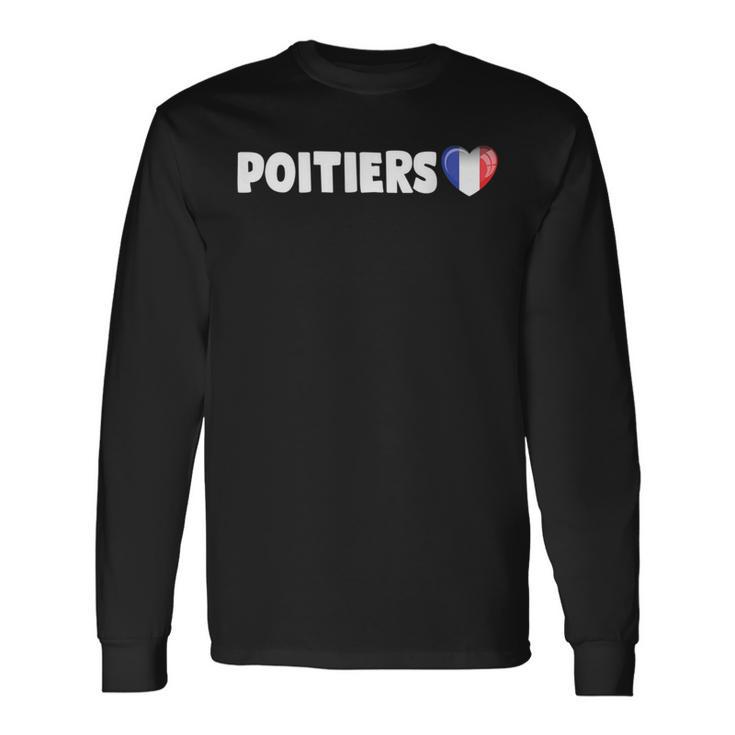 Cadeauille Poitiers La Franceouvenir Poitiers T-shirt à manches longues