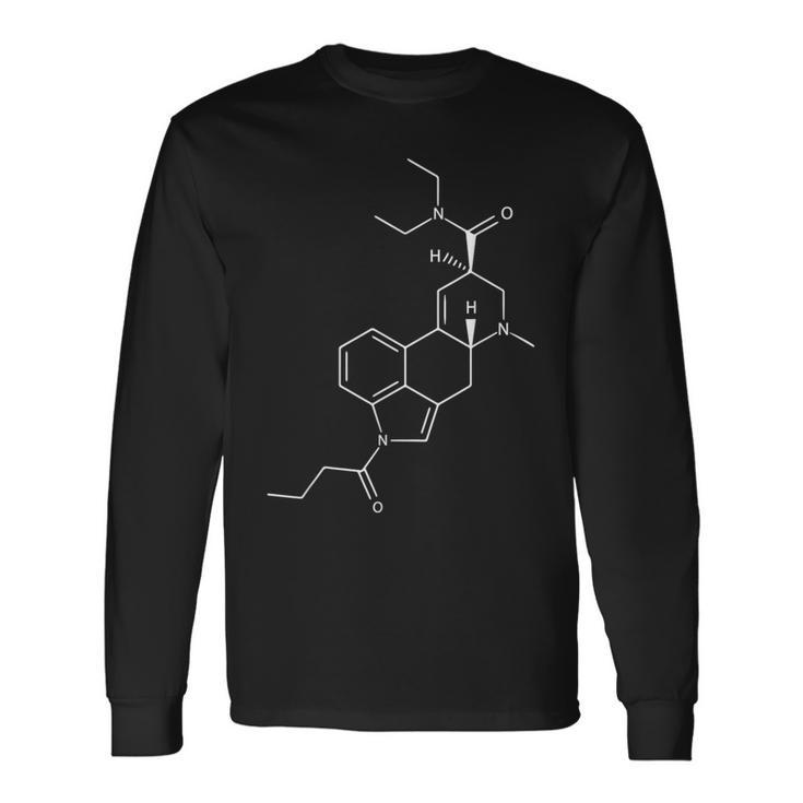 Ciencia De Las Moléculas Del Lsd Camiseta de manga larga