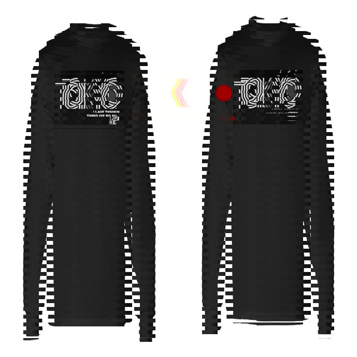 Cool Tokyo Japan Outfit Illustration Graphic Cool s 長袖Tシャツ ギフトのアイデア