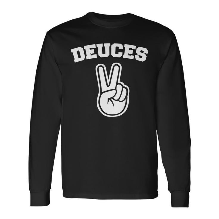 Deuces Finger Deuces 長袖tシャツ 長袖Tシャツ
