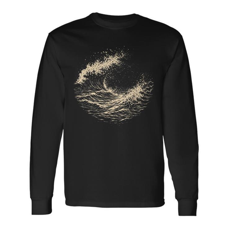 Dissolve Into Whole 長袖Tシャツ