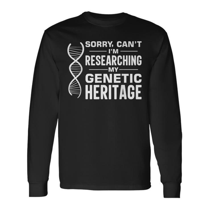 Dna検査 遺伝子検査 Crispr微生物学 長袖Tシャツ