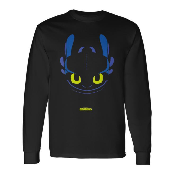Dreamworks ドラゴンズ トゥースレス ナイトフューリー ビッグフェイス コスチューム 長袖Tシャツ
