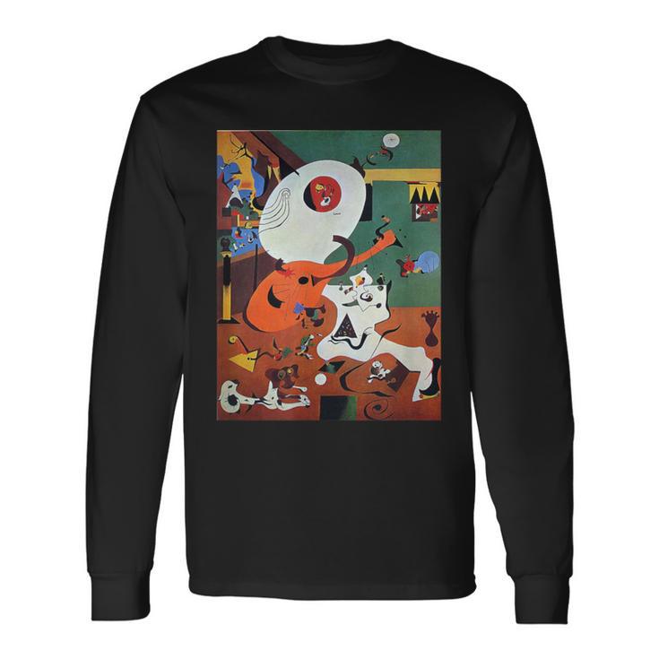 Dutch Interior I 1928 ジョアン・ミロ アートtシャツ 長袖Tシャツ