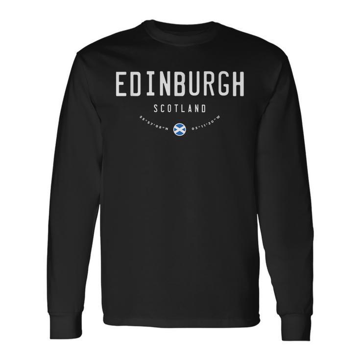Edinburghcotland United Kingdom Uk 長袖Tシャツ