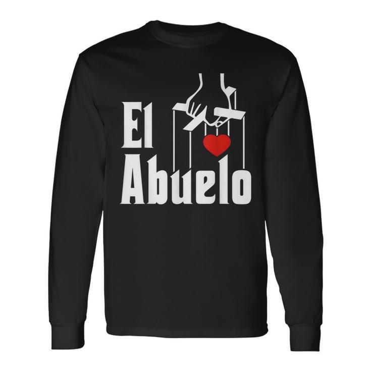 El Abuelo El Padrino Día Del Padre Camiseta de manga larga