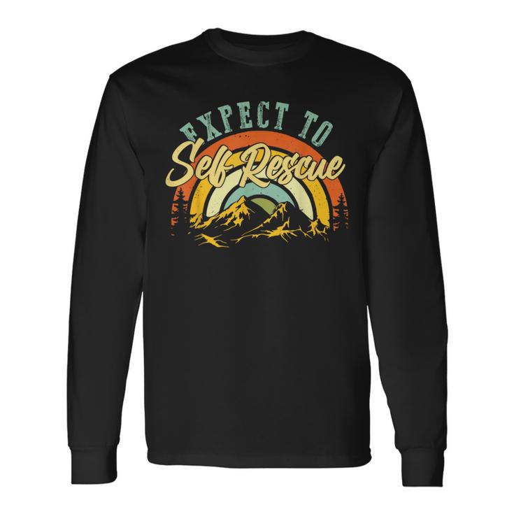 Expect Toelf Rescues レトロヴィンテージシャツギフト 長袖Tシャツ