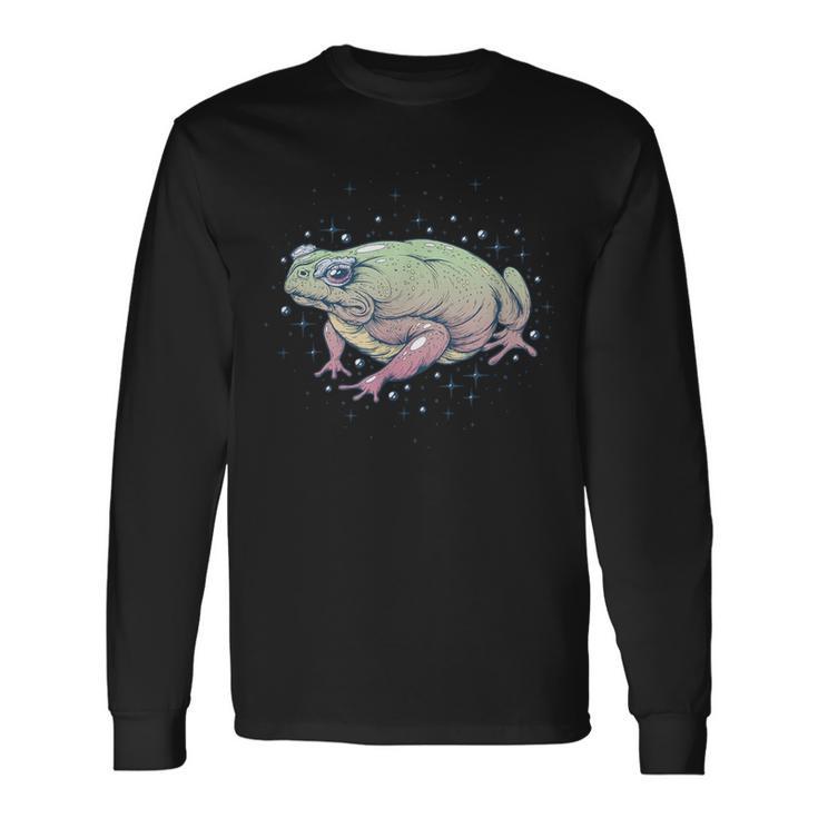 Fae Fairy Witchy Whimsigoth Goblincore Cottagecore Toad Frog 長袖Tシャツ