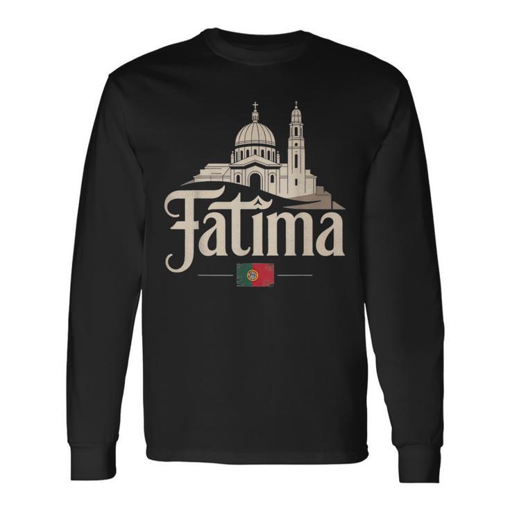 Fatima Portugal City Travel Fatima Portugalibes T-shirt à manches longues