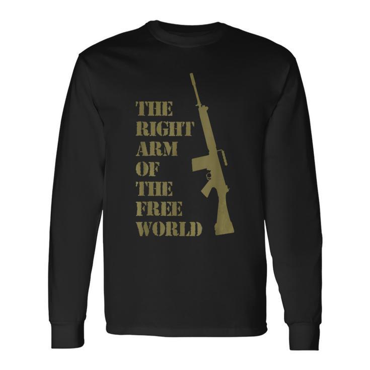 Fn Fal ファンtシャツ 762Mm 自由な世界の右腕 長袖Tシャツ