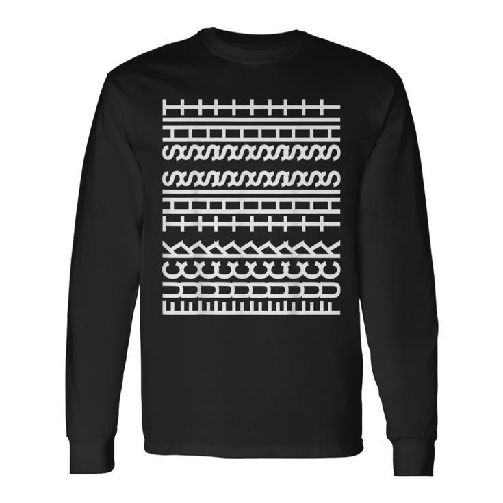 Fuck Thishit Hidden Message 長袖Tシャツ
