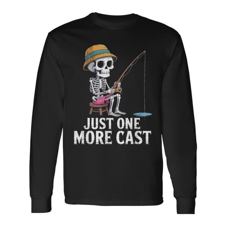 keleton Fishing Just More キャスト引用 長袖Tシャツ