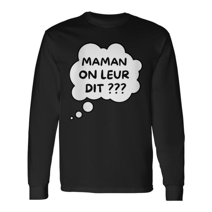Future Bébé Annonce T-shirt à manches longues