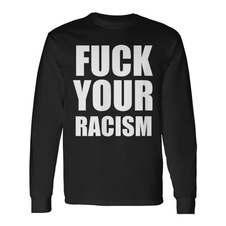 F人種差別、人種差別、Str8evil 長袖Tシャツ