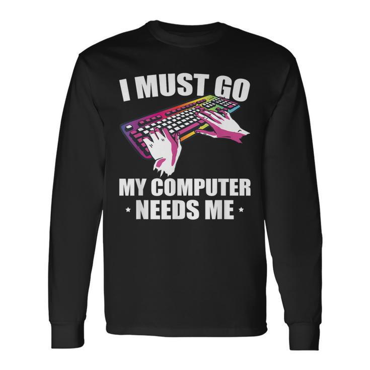 Gamer Pcゲーム プログラマー It開発 長袖Tシャツ