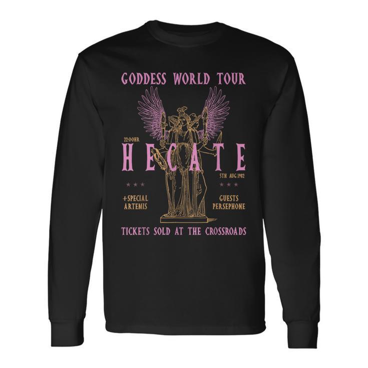 Goddess World Tour Hecate Fans Mythical Vibe Festival Long Sleeve T-Shirt