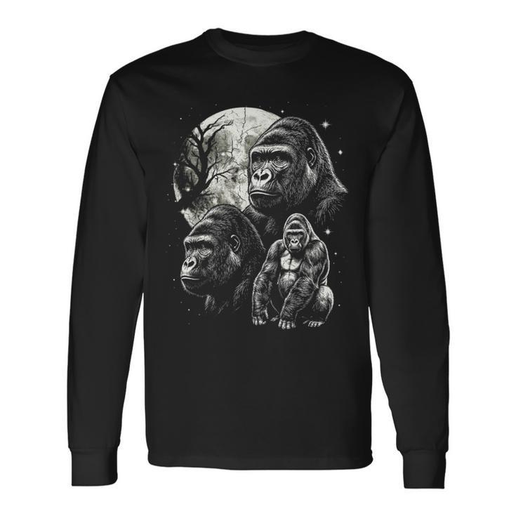 Gorilla Monkey 90年代スタイル ヴィンテージ 美学 Y2k ゴリラ 長袖Tシャツ