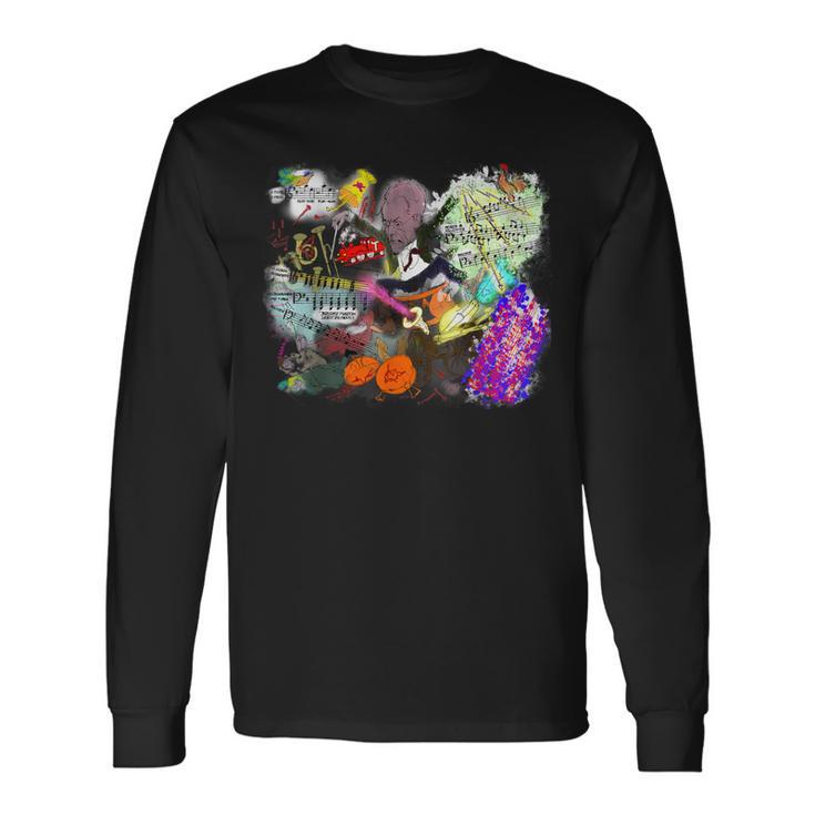 Gustav Mahler シンフォニー クラシカルミュージシャンを導く 長袖Tシャツ