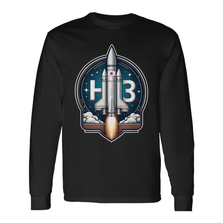 H3ロケット 長袖Tシャツ