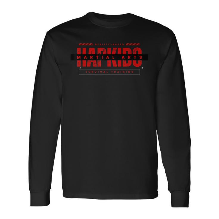 Hapkido Martial Arts Camiseta de manga larga