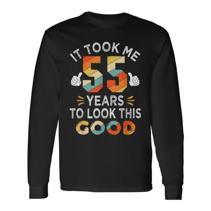 Happy 55Th Birthday 長袖Tシャツ