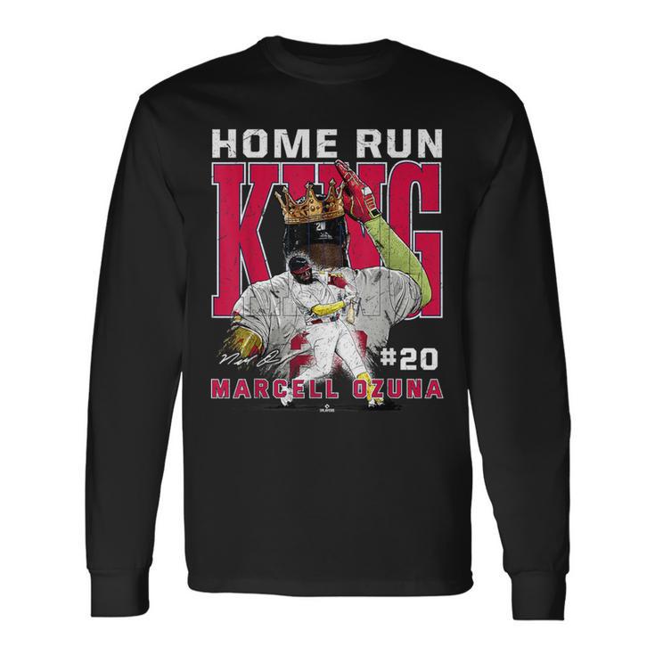 Home Run King Marcell Ozuna Atlanta Mlbpa 長袖Tシャツ