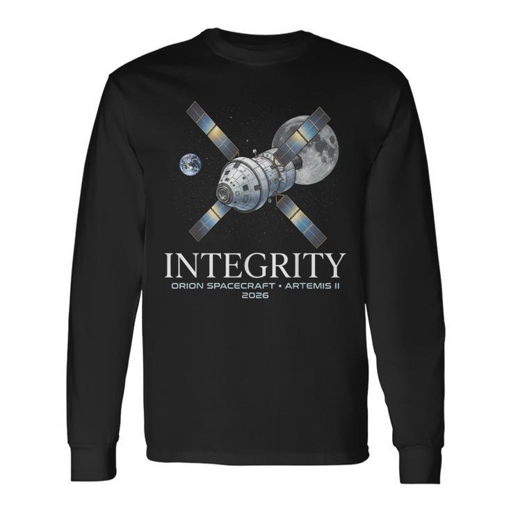 Integrity Orionpacecraft Artemis Ii 2026 宇宙 月 探査 愛好家 軌道船 長袖Tシャツ