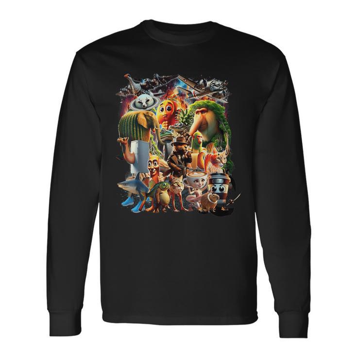 Italian Brainrot シャツ イタリアンブレインロットai Gen Z 長袖Tシャツ