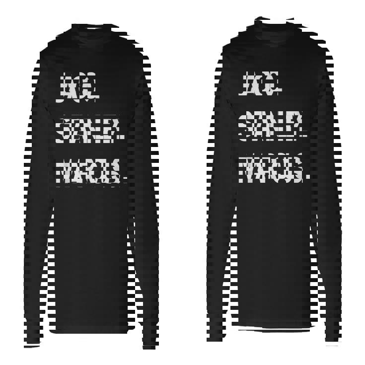 JacoStanleyMarcusJazz Guitar Godsミュージシャン 長袖Tシャツ ギフトのアイデア