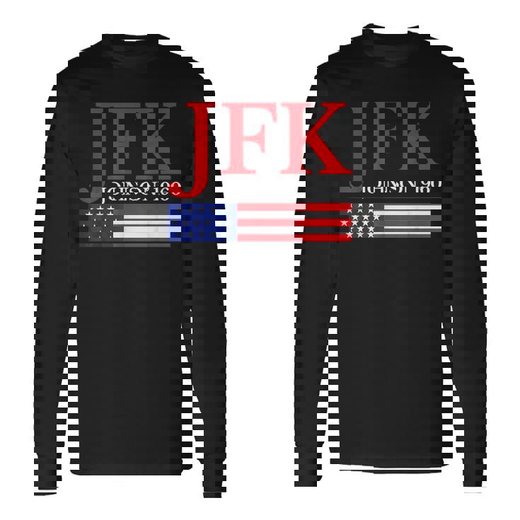 Jfk ヴィンテージ 政治 ジョン F ケネディ ジョンソン 1960 長袖Tシャツ ギフトのアイデア
